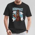 Booooks Cat Reading Book Ghosts Halloween Librarian Teacher For Men Women Kids T-Shirt Unique Gifts Booooks Cat Reading Book Ghosts Halloween Librarian Teacher For Men Women Kids T-Shirt Unique Gifts