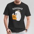 Booooks Ghost Reading Books Halloween Teacher Gift For Men Women T-Shirt Unique Gifts Booooks Ghost Reading Books Halloween Teacher Gift For Men Women T-Shirt Unique Gifts