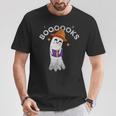 Boooooks Halloween Ghost Reading Book For Teacher & Student For Men Women Kids T-Shirt Unique Gifts