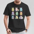 Bunny Reading Books Easter Day Teacher Librarian Book Women T-Shirt Unique Gifts
