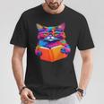 Cat Book Shirt Colorful Cat Reading Book T-Shirt Unique Gifts Cat Book Shirt Colorful Cat Reading Book T-Shirt Unique Gifts