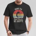 Catch Some Rays Vintage Retro Drink Tea Read Books Be Happy Adult T-Shirt Unique Gifts Catch Some Rays Vintage Retro Drink Tea Read Books Be Happy Adult T-Shirt Unique Gifts