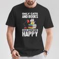 Only Cats And Books Can Make Me Happy Cat Lover Men Women Kids T-Shirt Unique Gifts Only Cats And Books Can Make Me Happy Cat Lover Men Women Kids T-Shirt Unique Gifts