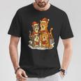 Cats Reading Books Christmas Tree T-Shirt Unique Gifts Cats Reading Books Christmas Tree T-Shirt Unique Gifts