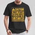 Caution I May Start Talking About Books T-Shirt Unique Gifts