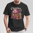 Chapter 67 Floral Book Stack T-Shirt Unique Gifts