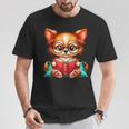 Chihuahua Reading a Book Dog T-Shirt Unique Gifts