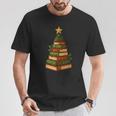 Christmas Book Tree Bookshelf Holiday For Readers Librarians T-Shirt Unique Gifts Christmas Book Tree Bookshelf Holiday For Readers Librarians T-Shirt Unique Gifts