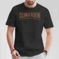 Clean Serene Recovery Big Book Sayings Sober Quotes T-Shirts T-Shirt Unique Gifts Clean Serene Recovery Big Book Sayings Sober Quotes T-Shirts T-Shirt Unique Gifts