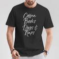 Coffee Books Dogs & Naps Shirt Cute Reading Caffeine T-Shirt Unique Gifts Coffee Books Dogs & Naps Shirt Cute Reading Caffeine T-Shirt Unique Gifts