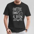 Coffee Rain Books T-Shirt Unique Gifts