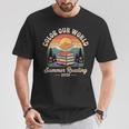 Color Our World Summer Reading 2025 Cute Book Wildflowers T-Shirt Unique Gifts