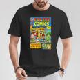 Comic Reader Comic Book Merch Vintage Reading Comic Books T-Shirt Unique Gifts