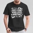 Cool Writing For Women Girls Book Writer Author Poetry T-Shirt Unique Gifts