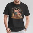 Cute Axolotl Reading Books Cozy Bookworm T-Shirt Unique Gifts Cute Axolotl Reading Books Cozy Bookworm T-Shirt Unique Gifts