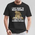 Cute Bearded Dragon For Men Women Zoology Reptile Book Lover T-Shirt Unique Gifts
