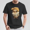 Cute Chick Reading Book Bandana T-Shirt Unique Gifts