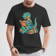 Cute Dinosaur TalesRex Reading Books Lover T-Shirt Unique Gifts