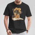 Cute Dog Reading Book Bandana Pup Reader T-Shirt Unique Gifts Cute Dog Reading Book Bandana Pup Reader T-Shirt Unique Gifts