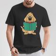 Cute Dog Reading A Human Training Book Dog T-Shirt Unique Gifts