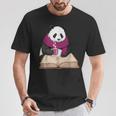 Cute Panda With Book And Hot Cocoa Reading T-Shirt Unique Gifts Cute Panda With Book And Hot Cocoa Reading T-Shirt Unique Gifts