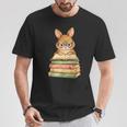 Cute Rabbit Bunny Reading Book Easter Day Teacher Librarian T-Shirt Unique Gifts