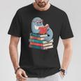 Cute Reading Seal On Books Book Lover T-Shirt Unique Gifts