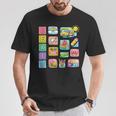 Cute Teacher Life With Crayons Rainbow Books Apple School T-Shirt Unique Gifts