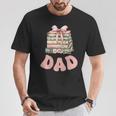 Dad Book First Chapter Birthday Family Matching Party T-Shirt Unique Gifts