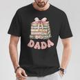 Dada Book First Chapter Birthday Family Matching Party T-Shirt Unique Gifts