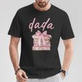 Dada Book First Chapter Birthday Girl Coquette Bow Matching T-Shirt Unique Gifts Dada Book First Chapter Birthday Girl Coquette Bow Matching T-Shirt Unique Gifts