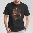 Dark Academia Witch Reading Book Gothic Library T-Shirt Unique Gifts