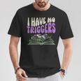 Dark Romance Shirt Women Smutt Book Merch I Have No Triggers T-Shirt Unique Gifts Dark Romance Shirt Women Smutt Book Merch I Have No Triggers T-Shirt Unique Gifts