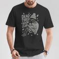 Dead Tired Book Club Skeleton T-Shirt Unique Gifts