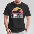 Dogs And Book Clubs Or Women's Dog And Book Club T-Shirt Unique Gifts Dogs And Book Clubs Or Women's Dog And Book Club T-Shirt Unique Gifts
