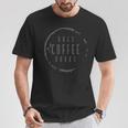 Dogs Coffee Books Reading Book Addict Easily Distracted Dogs T-Shirt Unique Gifts