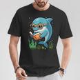 Dolphin Reading Book Matching Bookworm Librarian Books Lover T-Shirt Unique Gifts