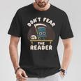 Don't Fear The Reader Kawaii Style Book Cartoon T-Shirt Unique Gifts Don't Fear The Reader Kawaii Style Book Cartoon T-Shirt Unique Gifts