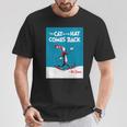 Dr Seuss The Cat In The Hat Comes Back Book Cover T-Shirt Unique Gifts