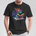 Dragon Wearing Glasses Reading A Book T-Shirt Unique Gifts Dragon Wearing Glasses Reading A Book T-Shirt Unique Gifts