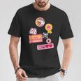 Dungeon Crawler Carl Colorful Sticker Collage LitRPG Book T-Shirt Unique Gifts