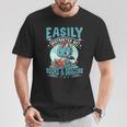 Easily Distracted By Books And Dragons Nerds T-Shirt Unique Gifts Easily Distracted By Books And Dragons Nerds T-Shirt Unique Gifts
