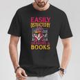 Easily Distracted By Dragons And Books Booknerd Dragon Lover T-Shirt Unique Gifts Easily Distracted By Dragons And Books Booknerd Dragon Lover T-Shirt Unique Gifts