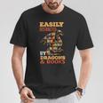 Easily Distracted By Dragons And Books Dragon Lover Mythical T-Shirt Unique Gifts Easily Distracted By Dragons And Books Dragon Lover Mythical T-Shirt Unique Gifts