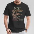 Easily Distracted By Dragons And Books Dragon T-Shirt Unique Gifts