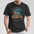 Easily Distracted By Dragons And Books Nerd Dragon T-Shirt Unique Gifts