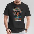 Education Is Freedom History Month Teacher Books Afro For Men Women T-Shirt Unique Gifts Education Is Freedom History Month Teacher Books Afro For Men Women T-Shirt Unique Gifts