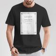 Franz Liszt Dream Of Love Vintage Book Cover T-Shirt Unique Gifts