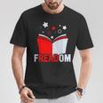 Freadom I Read Banned Books Banned Books Week Librarian T-Shirt Unique Gifts Freadom I Read Banned Books Banned Books Week Librarian T-Shirt Unique Gifts