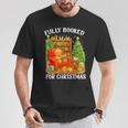 Fully Booked For Christmas Holiday Book Lover Santa T-Shirt Unique Gifts